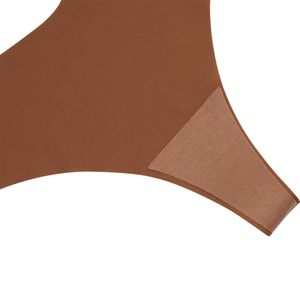 Трусики-стринги Lulu Custom Solid Seamless для женщин: легкие, дышащие, модные, сексуальные, с низкой посадкой, тонкие, однотонные - Product Image 4