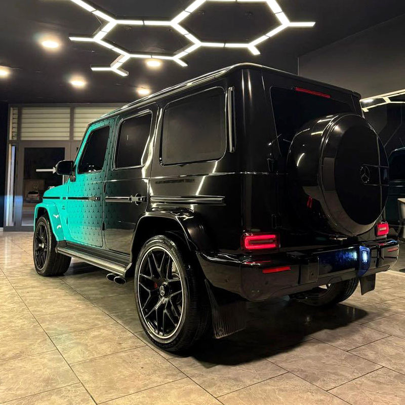 Dégradé noir et bleu