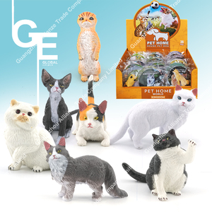 Effen Pvc Simulatie Standbeeld Model Kids Dier Figuren Hond En Kat Beeldjes <span class=keywords><strong>Plastic</strong></span> Speelgoed Dier Voor Huisdecoratie - Product Image 2