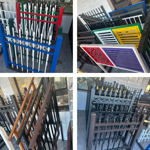 Aluminium/Gegalvaniseerd Stalen Hek Balkon/Achtertuin Metalen Veiligheid Vangrail Leuning Leuningen - Product Image 6