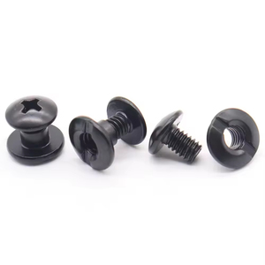 Tornillos de remache con bloqueo para paneles ciegos, Fijador para postes aislantes, Tornillo con punta de latón, Tuerca de barril hexagonal, Perno - Product Image 4
