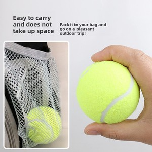 Juguete Masticable para Perros, Pelota de Tenis Elástica Resistente a las Mordidas, Pelota de Entrenamiento para Mascotas, Pelota de Tenis Duradera, Juguete Interactivo para Mascotas de Color Personalizado - Product Image 3