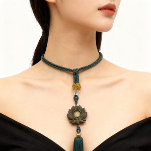 치솟는 독수리 청록색 볼로 타이 크로스 보더 패션 체인 목걸이 - Product Image 4