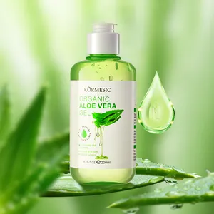 Kormesic Oem Groothandel Private Logo Verhelderende Gel Aloë Vera Gezichtscrème Natuurlijke Biologische 98% Pure Aloë Vera Gel