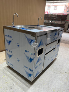 Estación de Bar para Cócteles de Acero Inoxidable, la Más Popular del 2026, con Servicio de Personalización, Estación Móvil para Café y Cócteles para Exteriores - Product Image 3