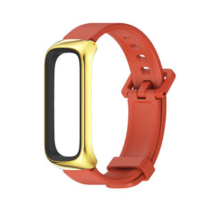 Mijobs Silicone boîtier en métal bracelet de montre pour <span class=keywords><strong>Samsung</strong></span> <span class=keywords><strong>galaxy</strong></span> <span class=keywords><strong>Fit</strong></span> <span class=keywords><strong>2</strong></span> <span class=keywords><strong>R220</strong></span> <span class=keywords><strong>Sm</strong></span>-<span class=keywords><strong>R220</strong></span> Smartwatch accessoires - Product Image 4