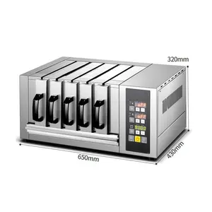 Commercial mutton kebab machine barbecue stove electric oven rotary rotisserie machine