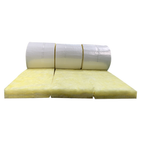 Laine de verre isolante blanche certifiée ISO UET, densité 12 kg/m³, épaisseur 80 mm, rouleau de couverture en fibre de verre avec revêtement vinyle WMSK pour l'Amérique du Sud