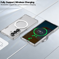 Funda Plegable Ultra Mate para Samsung Galaxy Z Fold 8, Carga Inalámbrica Magnética, Doble Bisagra, Cobertura Total, Antigolpes, Delgada