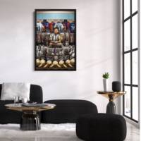 Lionel Messi Conquest Game Canvas Wall Art Print Framed Poster Home Decor Custom Football Picture