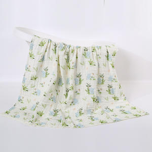 Toalla de Baño con Capucha de Gasa de Algodón para Bebés, Manta de Seis Capas con Estampado de Animales de Dibujos Animados, de Secado Rápido, 300 g/m², 110x110 cm, para Uso Doméstico - Product Image 6