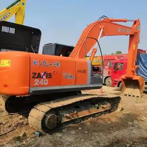 La marque de renommée mondiale a utilisé l'excavatrice Hitachi ZX240 de 24 tonnes avec une haute qualité et de faibles heures de travail à vendre - Product Image 5