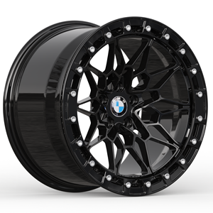 جنوط سباق مصقولة بمقاسات 17 و <span class=keywords><strong>18</strong></span> و 19 بوصة، بتقنية Real Beadlock Forged، لسيارات BMW M3 M4 F30 F80 G20 G21 G22 G23 G80 G82، مقاس 5X112 - Product Image 5