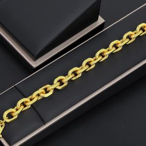 Pulsera de Cadena con Cruz Chapada en Oro de 24K para Mujer, JXX, Joyería Personalizada en Oferta - Product Image 2