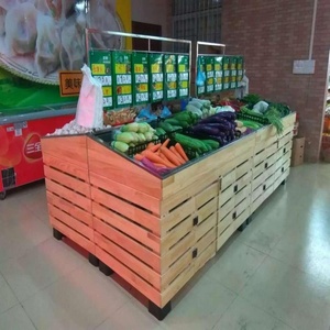Estante de madera para verduras de China, expositor de frutas para <span class=keywords><strong>supermercado</strong></span> - Product Image 3