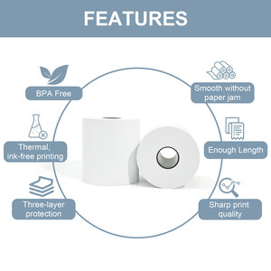 Rouleau de papier thermique pour caisse enregistreuse de supermarché, 80*<span class=keywords><strong>70</strong></span> 80*80, pour usage en restaurant, produit en <span class=keywords><strong>stock</strong></span> - Product Image 6