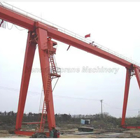 Grue portique à poutre simple de 30 m, grande portée, certifiée ISO, antidéflagrante, 20 tonnes