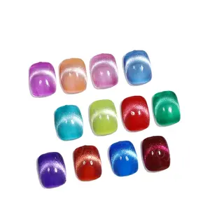 Vernis à ongles magnétique œil de chat 9D, flocon de neige, pour nail art, vente en gros