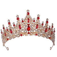 Décoration de Gâteau Couronne en Alliage Fleur Bijou de Déguisement Couronne d'Anniversaire Coiffe Enfant Accessoires Cheveux Adulte