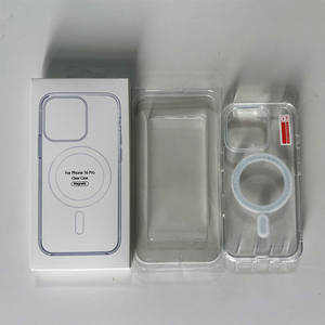 Funda Protectora Magnética para Teléfono en Diferentes Colores para <span class=keywords><strong>iPhone</strong></span> 16 <span class=keywords><strong>Pro</strong></span> <span class=keywords><strong>Max</strong></span> 15 <span class=keywords><strong>14</strong></span> Plus <span class=keywords><strong>13</strong></span>, Empaquetada en Caja de Papel, Funda para Celular - Product Image 1