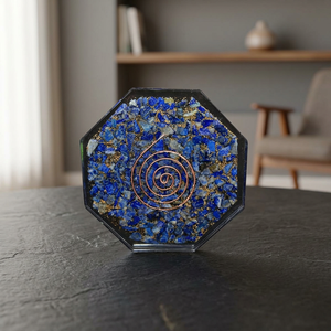 Highly Polished <b>Agate</b> Gemstone Orgone <b>Coasters</b> Feng Shui Style Healing Crystal <b>Coaster</b> Wholesaler Manufacturer Orgonite <b>Coasters</b> - Product Image 3