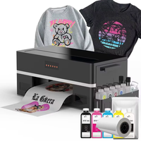 Nueva llegada A3 película impresora XP600 cabeza 13 pulgadas 33CM camiseta transferencia papel impresión automática ropa camiseta Dtf impresora