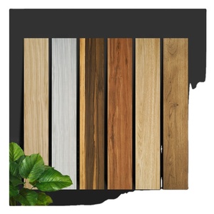 Carreaux de sol <span class=keywords><strong>en</strong></span> porcelaine imitation bois rustique finition mate châtain 15x60 15x80 15x90 150x900 - Product Image 1