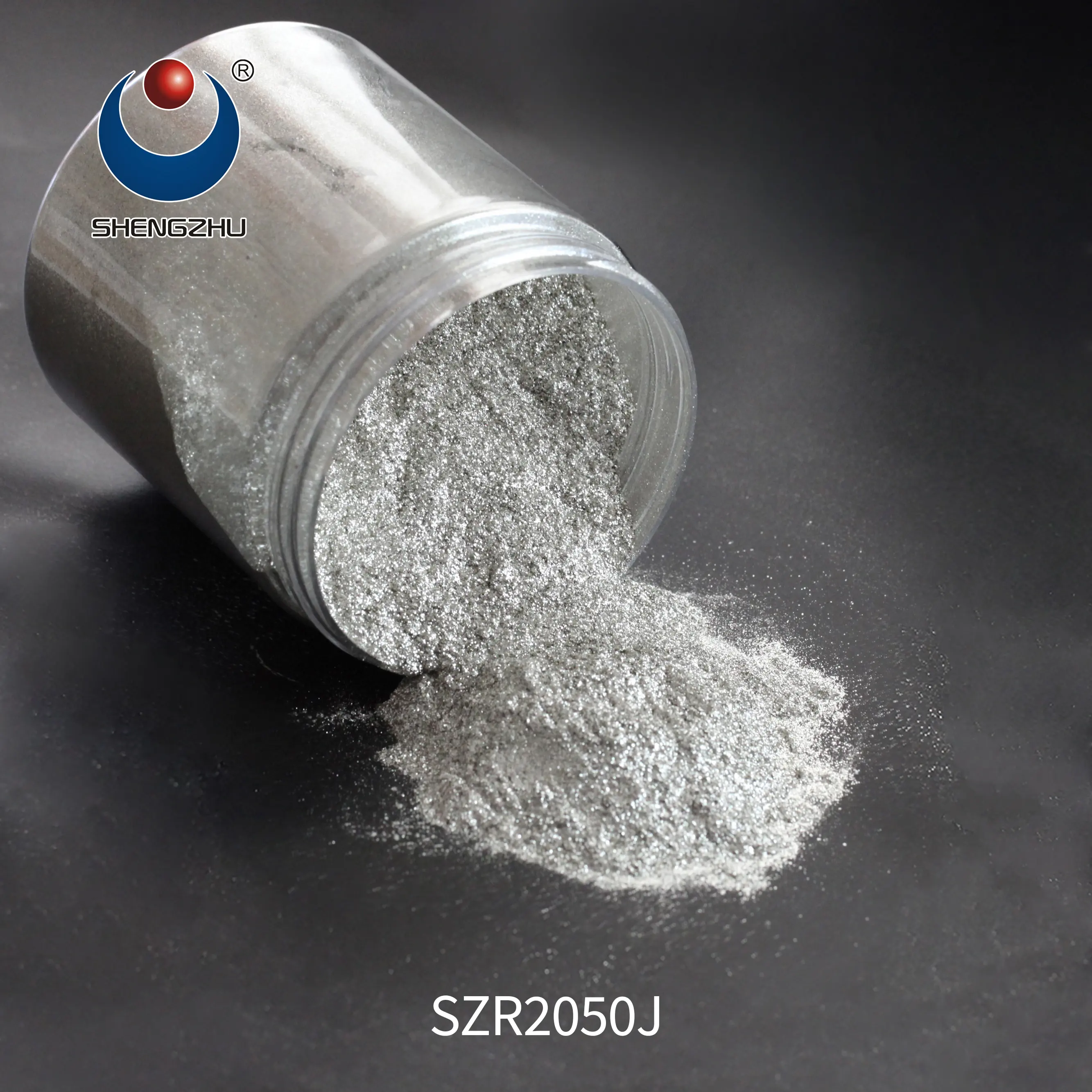 ชิมเมอร์เพชรเงินบริสุทธิ์เม็ดสีSZR2040B Borosilicateแก้วผง