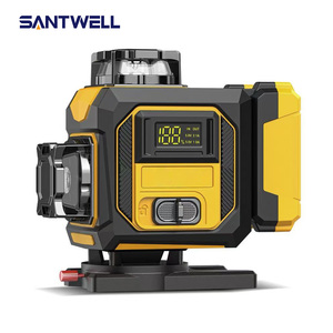 360° Self Leveling LD <b>Laser</b> <b>Level</b> 2/3/5/12/16 Lines Green Red Beam Digital Display Wall Floor Measuring Tool Aluminum Base OEM - Product Image 2