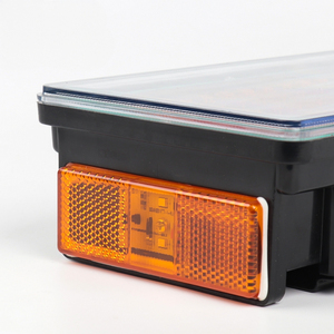 Hình Chữ Nhật 24V Đa-Chức Năng 168Pcs Đèn LED Xe Tải Trailer Kết Hợp Đuôi Ánh Sáng Dừng Quay Lại Xếp Đuôi Đèn - Product Image 2