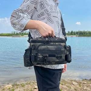 Sac de taille multifonctionnel à grande capacité personnalisé, imperméable, pour la pêche en plein air, sac à canne à pêche avec rangement pour équipement, sac de poitrine pour la pêche à la mouche - Product Image 4