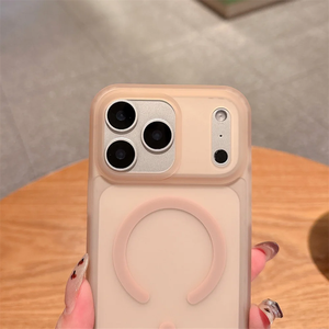 Funda magnética mate de lujo con cadena de cuentas para iPhone 17, 16, 14 Pro Max, nueva funda con diseño extra para iPhone 17 Pro Max - Product Image 3