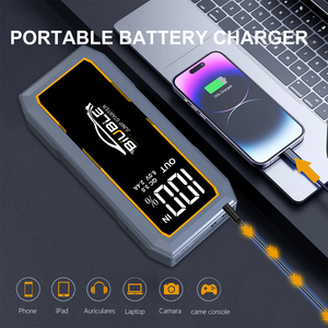 Meilleur démarreur de batterie portable 4500A pour voiture, booster de batterie, power bank, lumière LED étanche personnalisée pour moto, directement de l'usine - Product Image 5