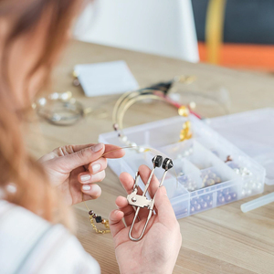<span class=keywords><strong>Pince</strong></span> à coussin <span class=keywords><strong>pour</strong></span> bijoux Hobbyworker, en acier inoxydable, à action par levier, pinces à grille, <span class=keywords><strong>pince</strong></span> à coussin <span class=keywords><strong>pour</strong></span> bijoux <span class=keywords><strong>pour</strong></span> la fabrication <span class=keywords><strong>de</strong></span> bijoux en DIY - Product Image 6