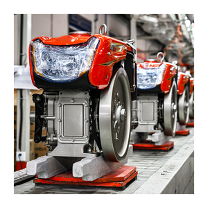 Nhỏ ngang làm mát bằng nước 4-chu kỳ 8HP xi lanh đơn động cơ diesel - Product Image 6