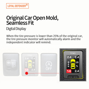 OBD <span class=keywords><strong>LCD</strong></span> <span class=keywords><strong>TPMS</strong></span> giám sát áp suất lốp hệ thống thời gian thực thông minh cho Prado CAMRY RAV4 trung thành Hậu vệ - Product Image 4