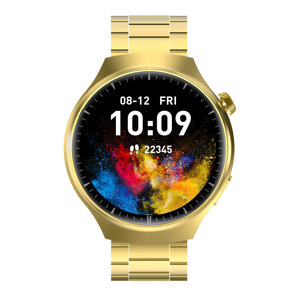 2024 новые продукты умные часы 4 Pro Роскошные <span class=keywords><strong>3</strong></span> ремешок 1,5 "круглый сенсорный экран BT трекер сердечного ритма умные часы - Product Image 3