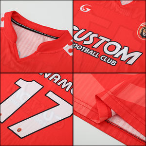 Set di magliette da calcio <span class=keywords><strong>blu</strong></span> e gialle con Logo stampato su misura maglia da calcio divisa da calcio ad asciugatura rapida uniforme WOX1021 - Product Image 5