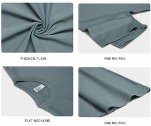 Camiseta Personalizada al por Mayor de Primera Calidad en Algodón con Logotipo Personalizado para Hombre, Camiseta Lisa Extra Grande para Hombre - Product Image 3