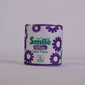 Premium Soft Toilet Tissue <b>Rolls</b> White Flushable Absorbent Bathroom <b>Paper</b> Purple Floral <b>Wrap</b> - Product Image 2