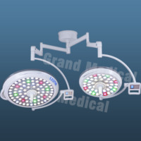 Lámpara Quirúrgica de Doble Cabezal GM500/700 LED sin Sombra para Quirófano, Exámenes, Fototerapia