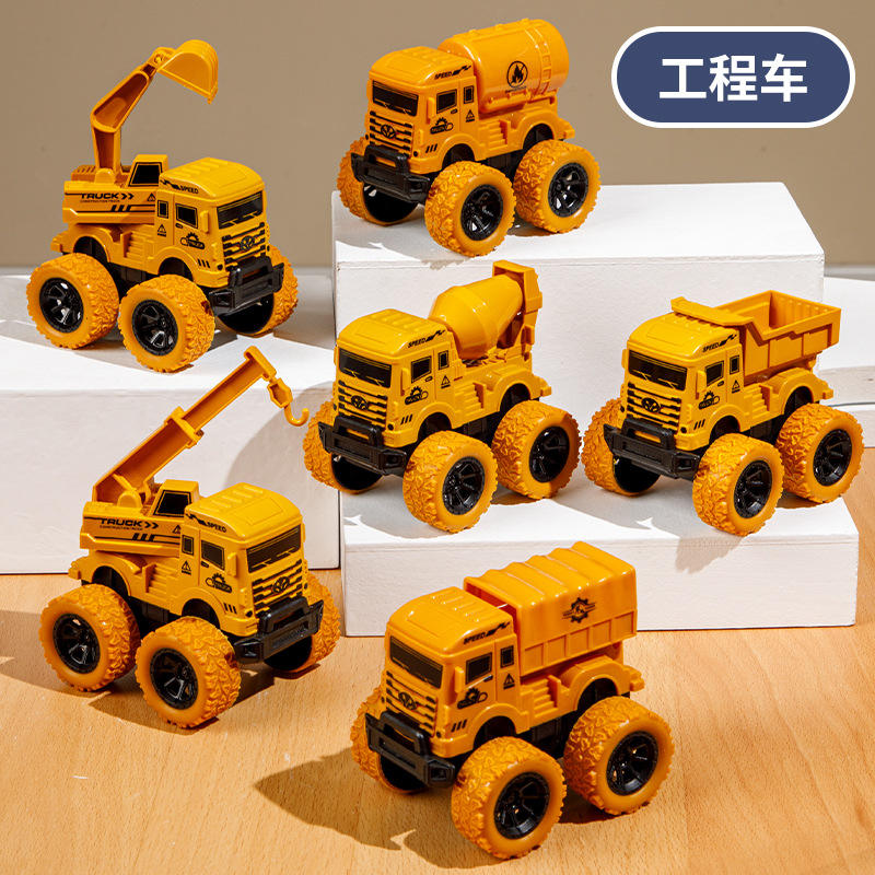 6 stunt engineering vehicles-no duplicates