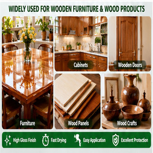 Nitrocellulose NC <strong>Clear</strong> <strong>Lacquer</strong> <strong>for</strong> Wooden Furniture High Gloss Fast Drying Easy Sanding <strong>Wood</strong> Finishing Coating - Product Image 5