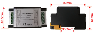 Thiết Bị Điều Chỉnh Độ Sáng Dali Đến 200 V Dali Loại Ray Không Nhấp Nháy 1 Kênh 0110 W Cho Hệ Thống Điều Khiển Chiếu Sáng Dali - Product Image 5