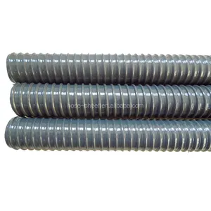 Tuyau d'aspiration en PVC flexible noir de haute qualité/tuyau en pvc de 2 à 1/2 pouces pour évent de sécheuse
