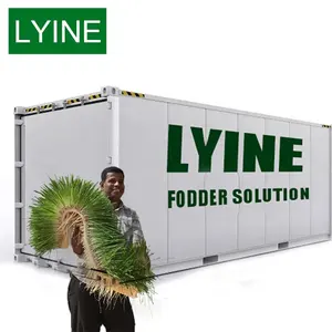 2022 Lyine гидропонный корм вертикальный посадочный фермерский контейнер со светодиодными лампами и автоматической системой