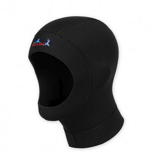 Gorro de <span class=keywords><strong>Neopreno</strong></span> de 1 mm con Logotipo Personalizado para Surf, Pesca Submarina, Buceo Libre, Natación en <span class=keywords><strong>Invierno</strong></span>, Gorro Cálido para Toda la Cabeza, Capucha de Buceo - Product Image 1