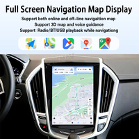 Autoradio Viknav Android 10.5 pouces pour Cadillac ATS CTS SRX Escalade 2013-2018, CarPlay sans fil, Android Auto, GPS, écran tactile, stéréo
