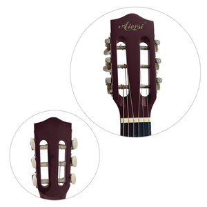 Paquete completo de guitarra acústica de 38 pulgadas para estudiantes, cuerpo de Lindenwood, precio barato, instrumento musical de cuerda, marca y logotipo personalizados - Product Image 5
