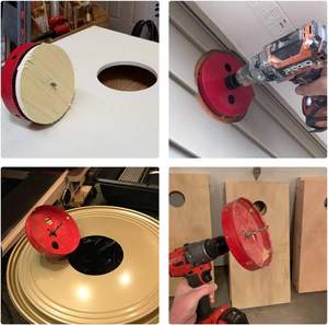 Сверло-коронка из углеродистой стали для тяжелых условий эксплуатации, 6 дюймов, для корнхола, шестигранный хвостовик, адаптер 1/2 дюйма, антикоррозийное, термообработанное, с необжимающимися краями - Product Image 5